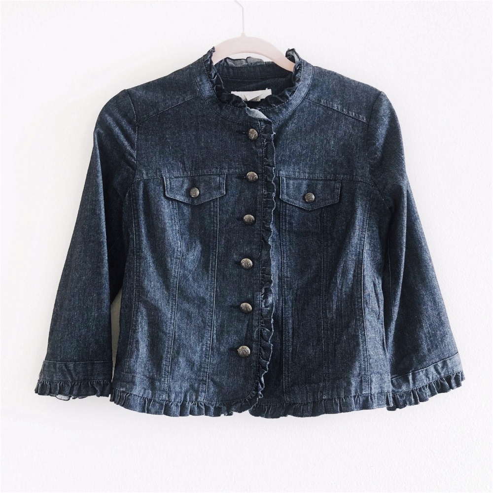 Black Stonewashed Denim Jacket